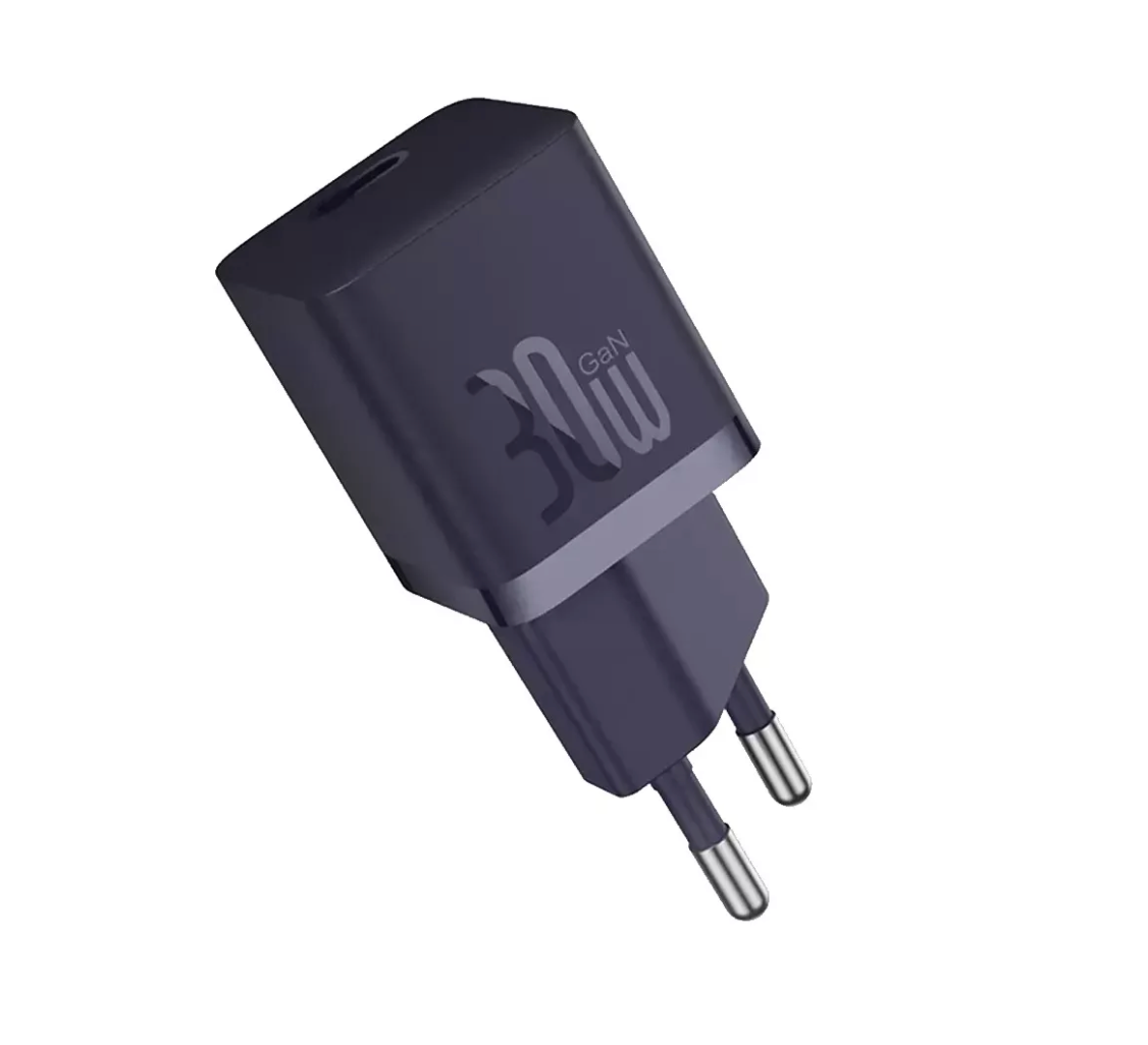 Cargador Baseus Turbo Tipo C 30w Negro