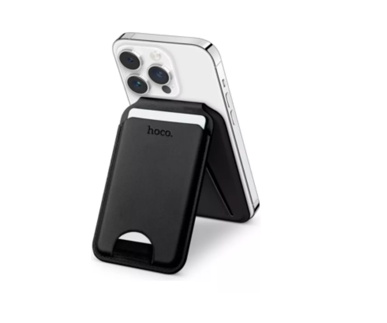Tarjetero Magnetico Magsafe Para Iphone Hoco Gt3 Negro – imagen 4
