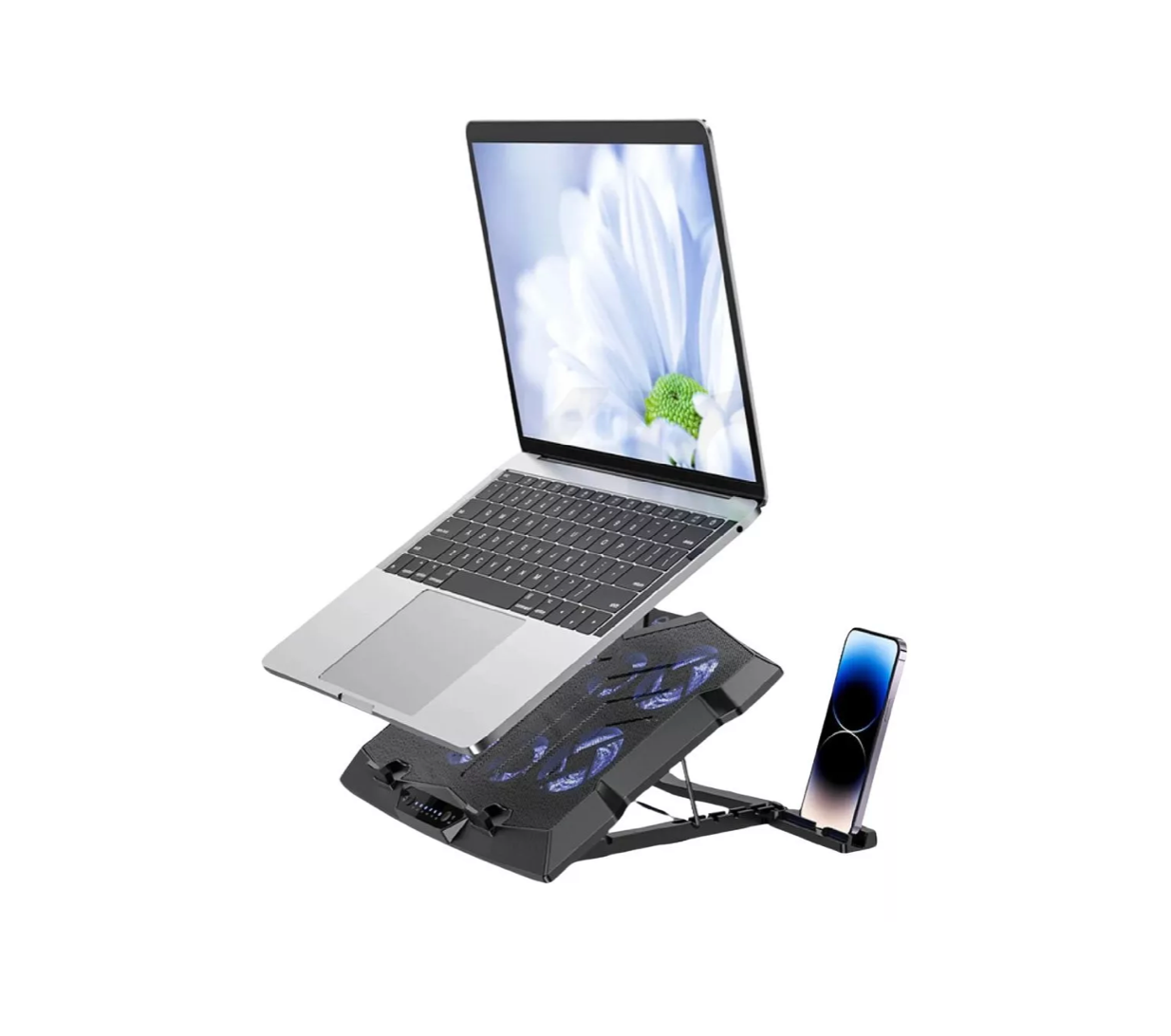 Ventilador Notebook Hoco Gm27 8 Ventiladores Negro