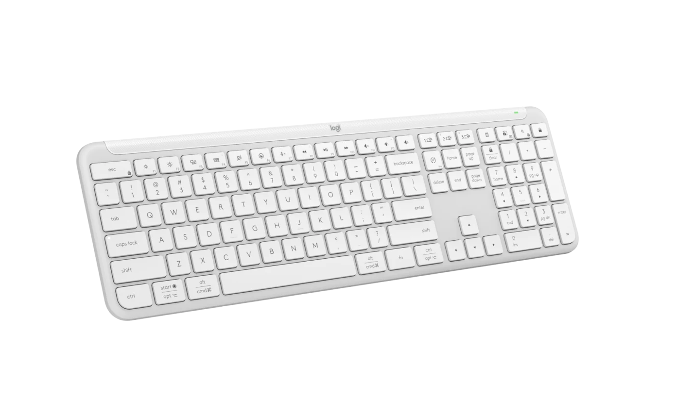 Teclado Dual Bluetooth Wireless Logitech Signature Slim K950 Blanco – imagen 3