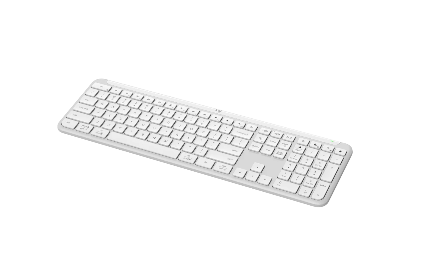 Teclado Dual Bluetooth Wireless Logitech Signature Slim K950 Blanco – imagen 2