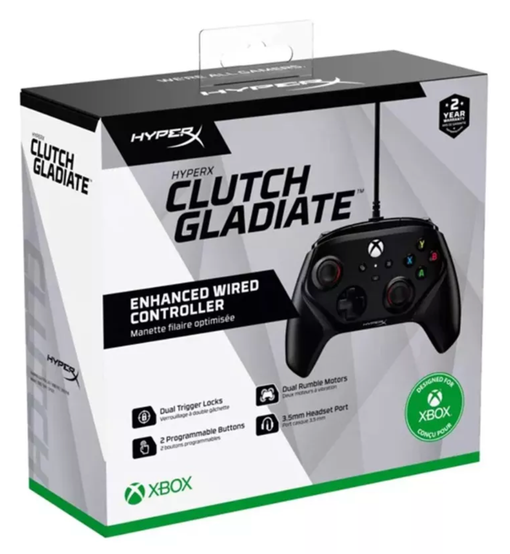 Control Mando Hyperx Gladiate Pc Xbox Series Negro – imagen 2
