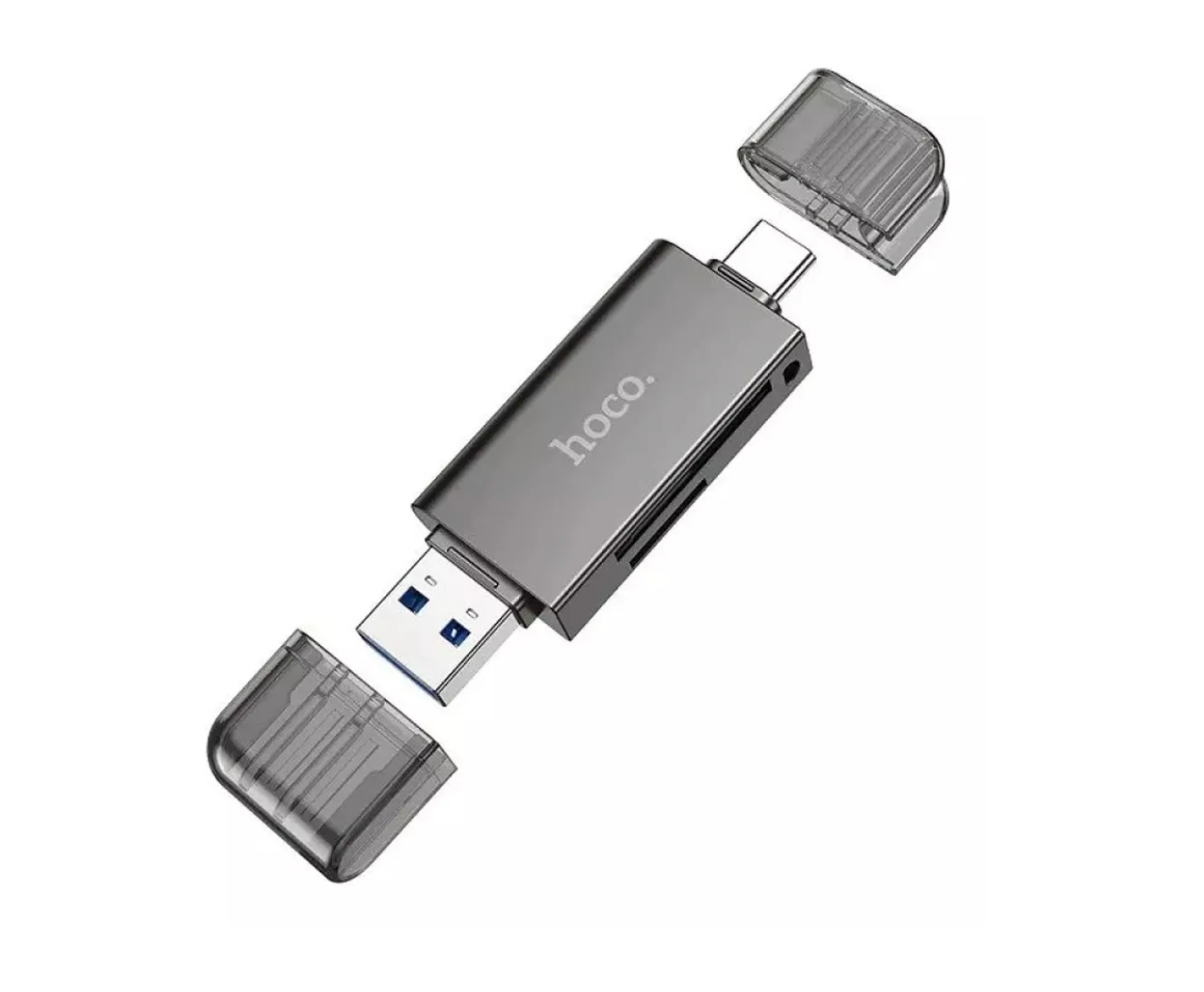 Lector De Memoria Sd Y Micro Sd Usb Y Tipo C 3.0 Hoco Hb39