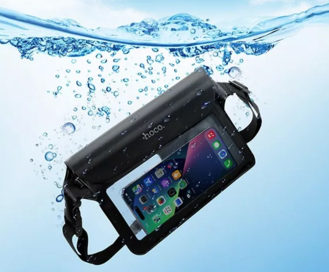 Bolso Funda Impermeable Hoco Hx51 Tribute Para Celular – imagen 4