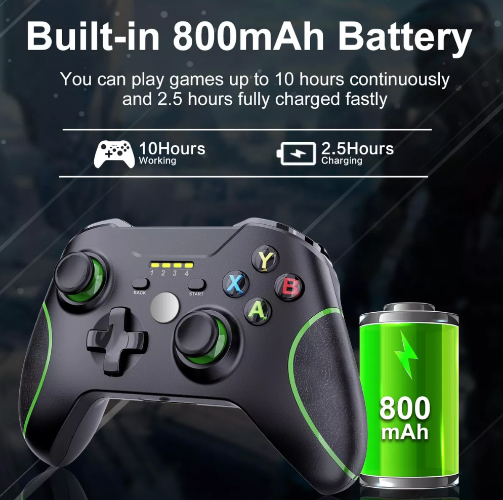 Control Mando Gamer Para Xbox One 2.4g Inalámbrico Negro – imagen 3