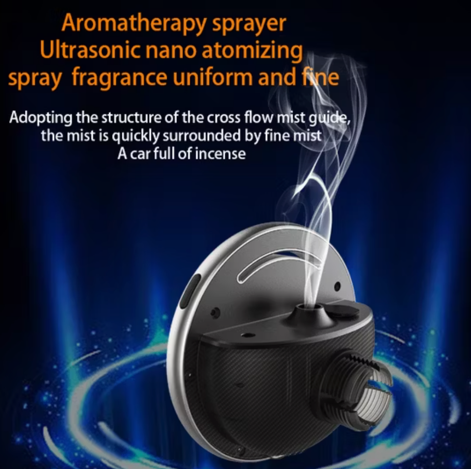 Soporte De Auto Rejilla Carga Inalambrica 20w Con Aromatizador – imagen 4