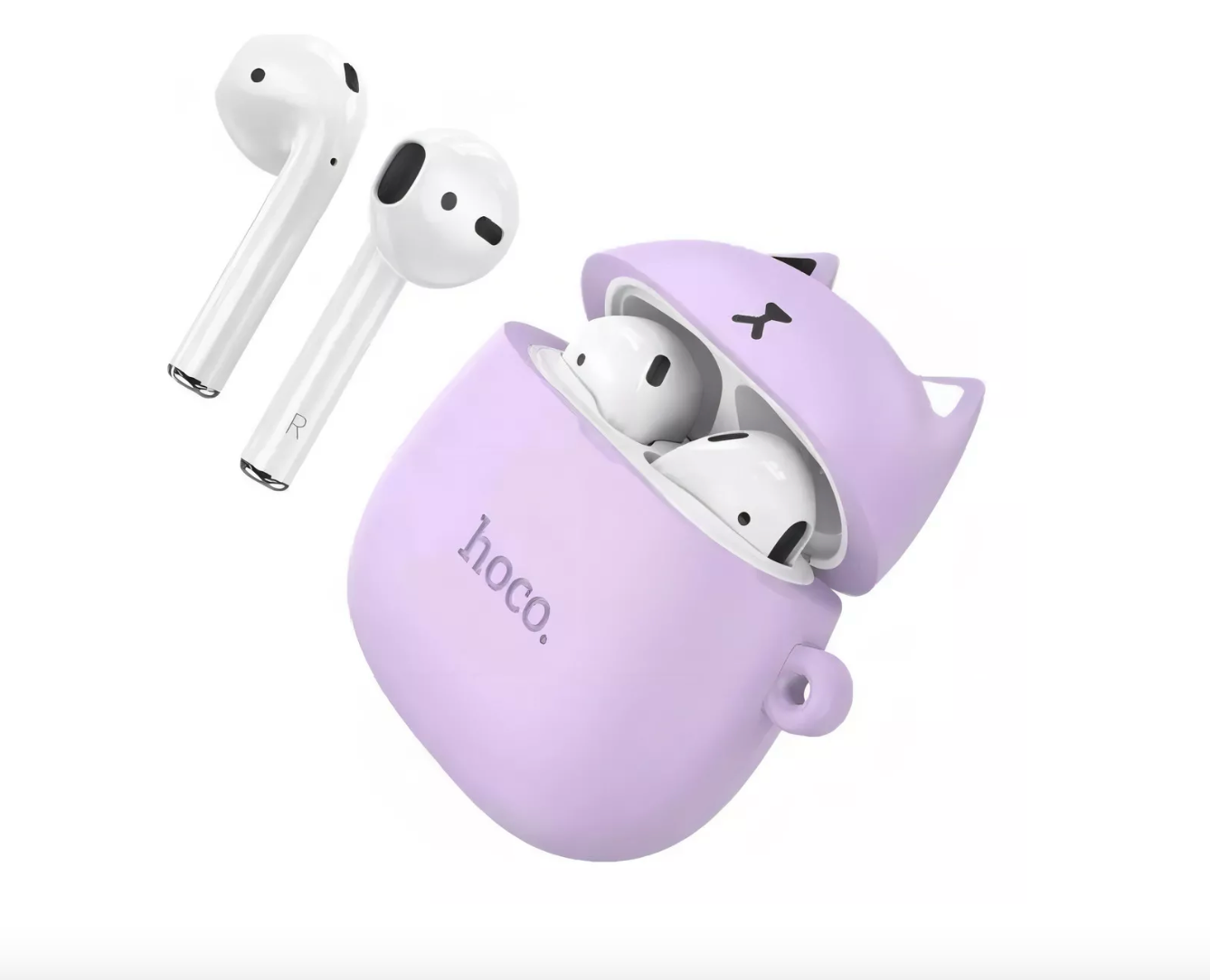 Audífonos Bluetooth Hoco Ew45 Tws Violeta