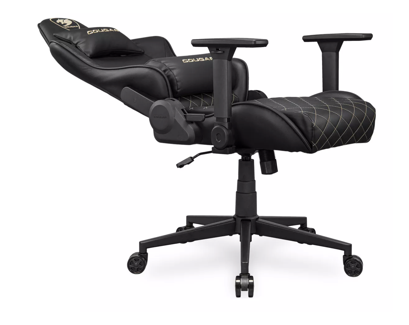 Silla Gamer Cougar Armor One V2 Cuero Sintetico Negro Dorado – imagen 2