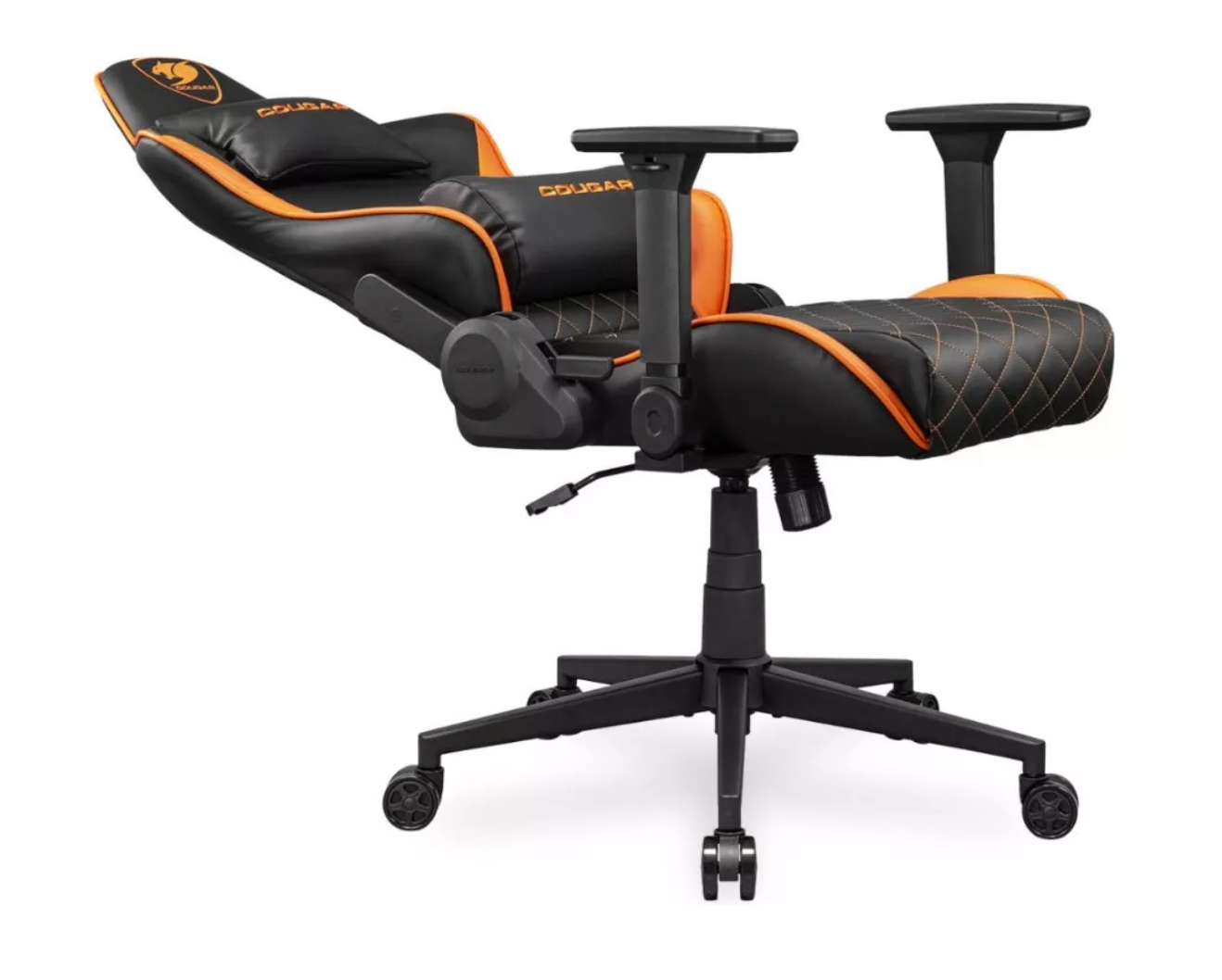 Silla Gamer Cougar Armor One V2 Cuero Sintetico Negro Naranjo – imagen 2