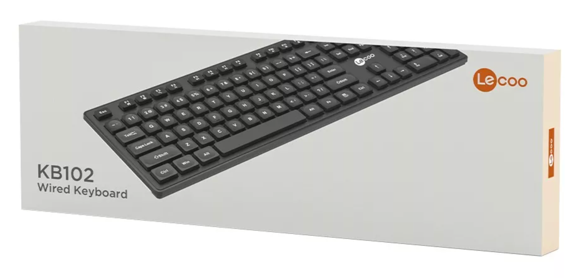Teclado Con Cable Lenovo Leeco KB102 Negro – imagen 2