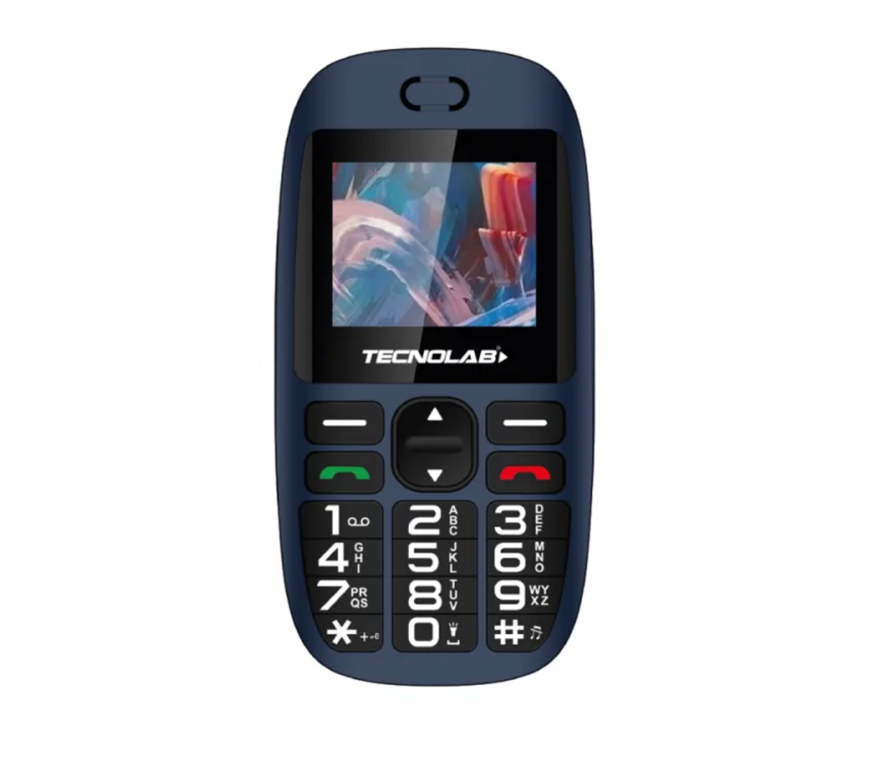 Teléfono Senior Tecnolab Tl486 4g Bt 1.7 Adulto Mayor Azul