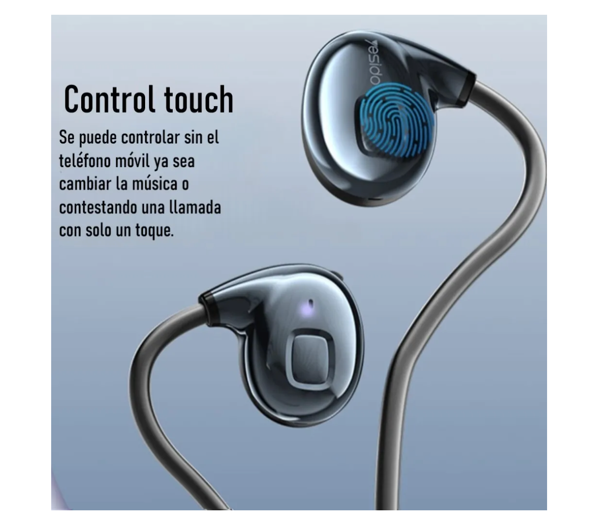 Audifonos Bluetooth Deportivos Conduccion Osea Yesido Ysp11 Negro – imagen 3