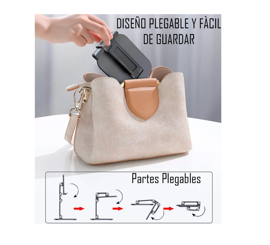 Soporte De Escritorio Para Smartphone Tablet Yesido C104 Negro – imagen 2