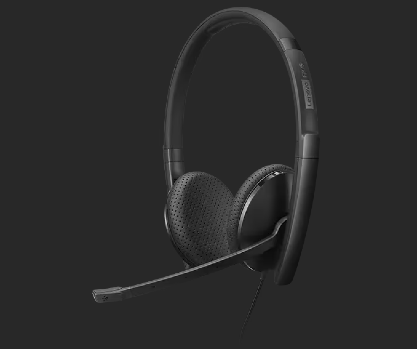 Audífonos Lenovo Wired VoIP Headset Teams Color Negro – imagen 2