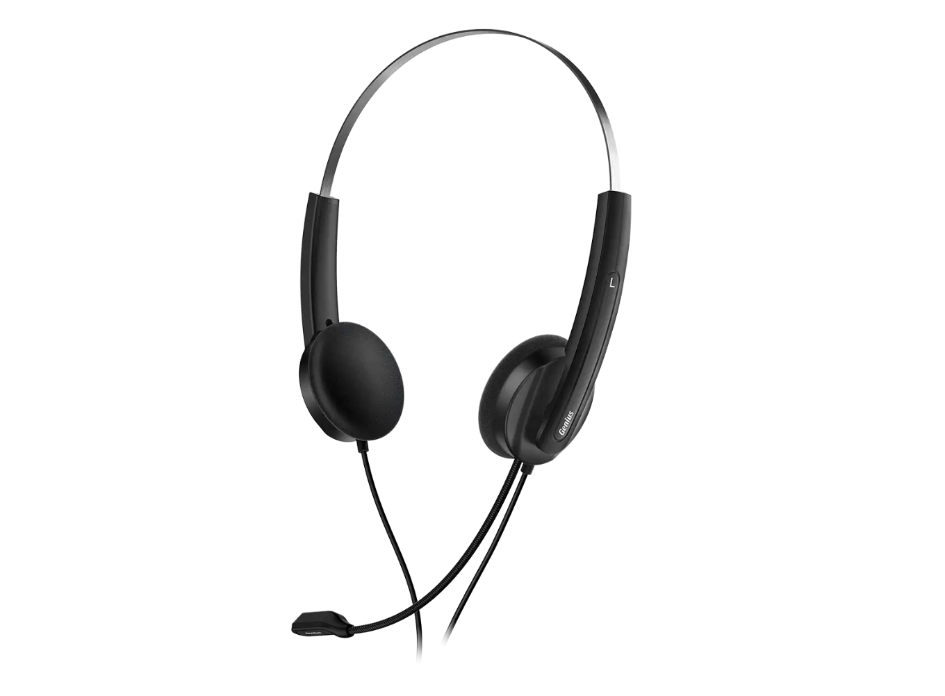 Audifono Genius Usb Hs-220u Call Center Negro – imagen 2
