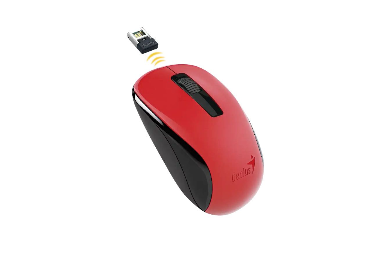 Mouse Inalambrico Genius Nx-7005 Rojo – imagen 2