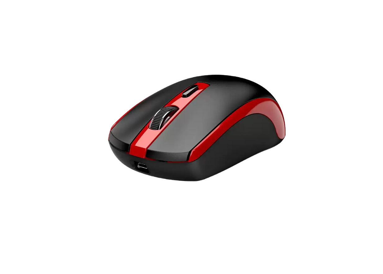 Mouse Inalambrico Recargable Genius Eco-8150 Rojo – imagen 3