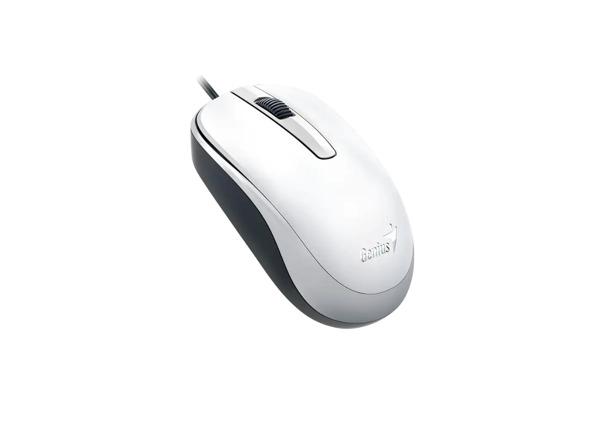 Mouse Con Cable Usb Genius Dx-120 Blanco – imagen 2