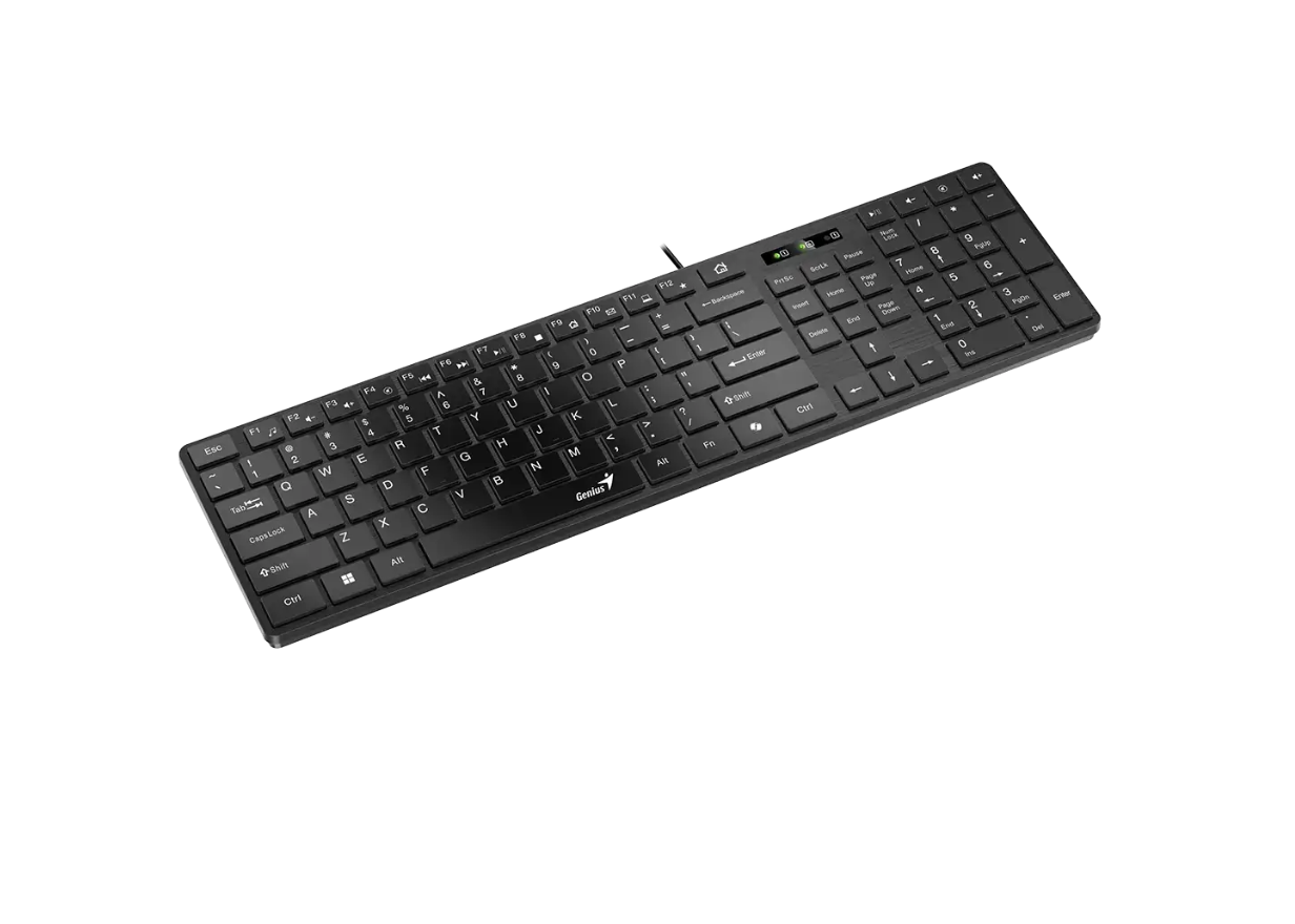 Teclado Con Cable Genius Usb Slimstar 126 Negro – imagen 2