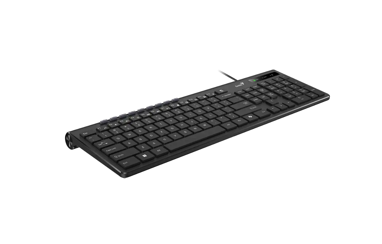 Teclado Con Cable Genius Usb Slimstar 230 II Negro – imagen 2
