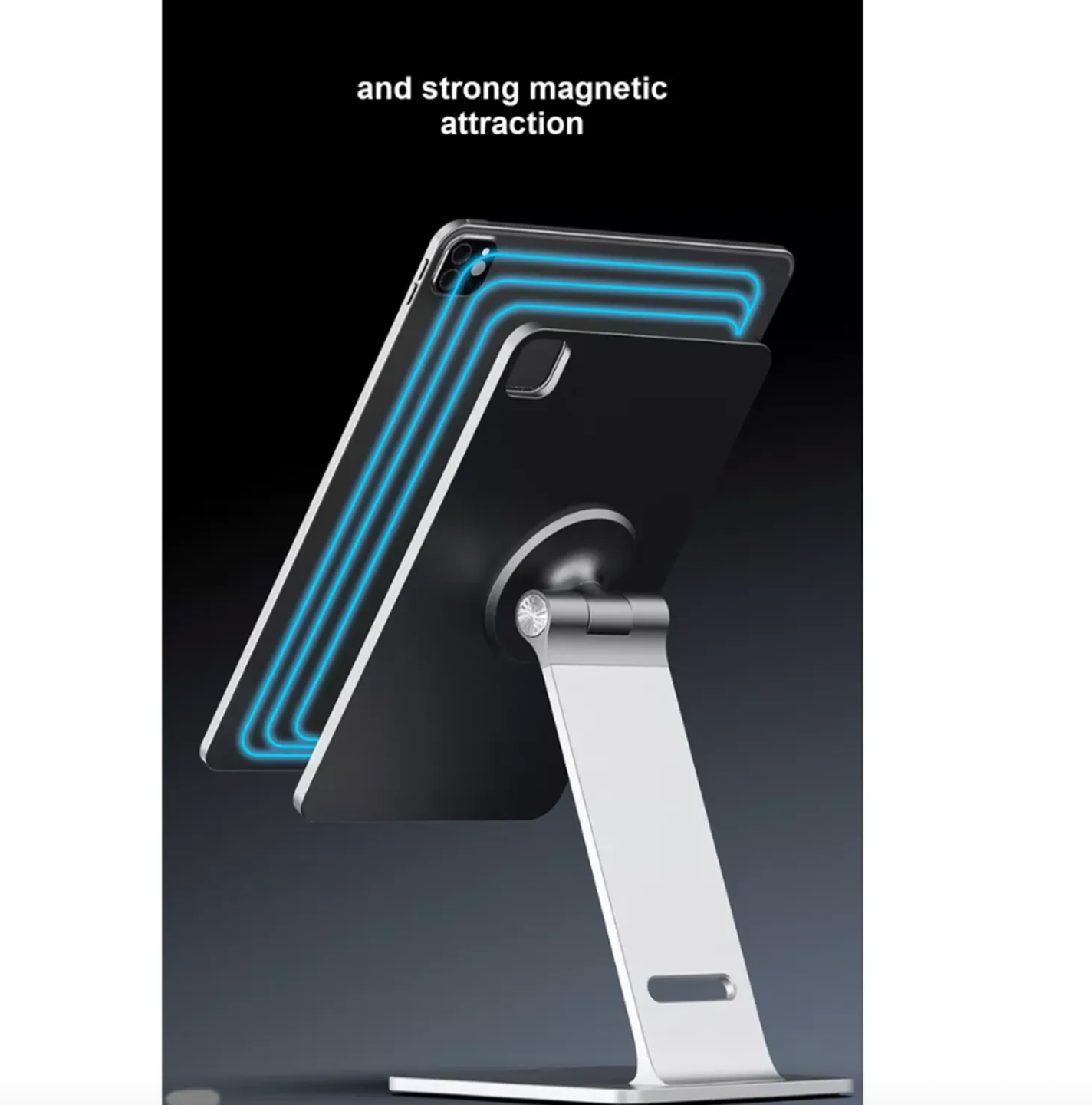 Soporte Stand Tablet Ipad 11 / 10.9 Antideslizante Gris – imagen 2