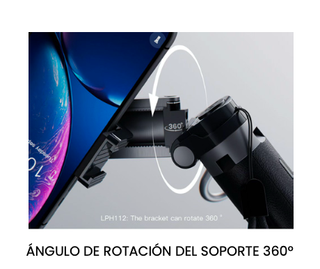 Baston Selfie Tripode Bluetooth Lenyes Lph112 3 en 1 Negro – imagen 2