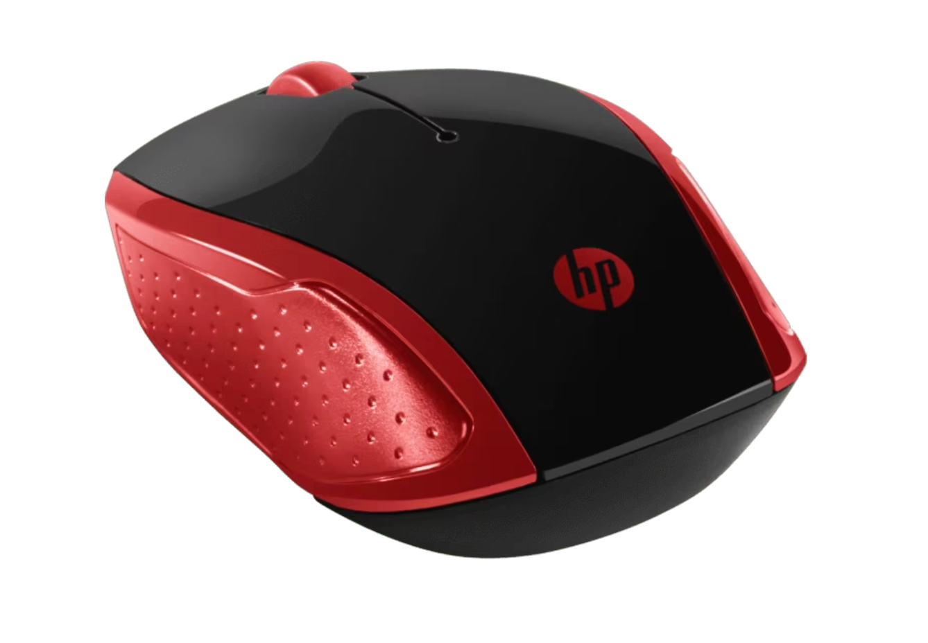Mouse Inalambrico Hp 200 Negro Rojo – imagen 2