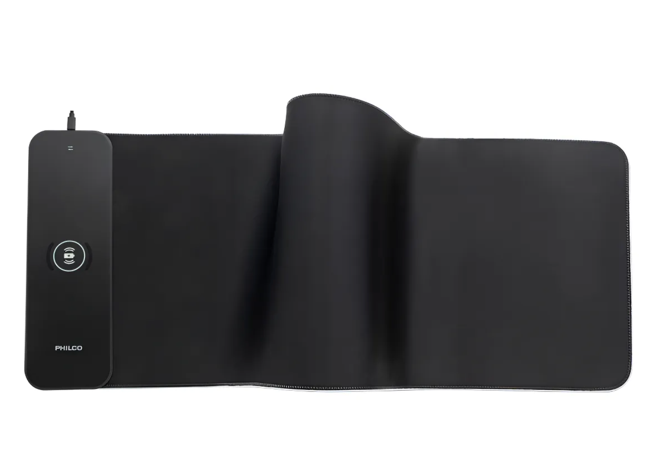 Mousepad Gamer Philco 7604 Rgb Xl Carga Inalámbrica Negro – imagen 3