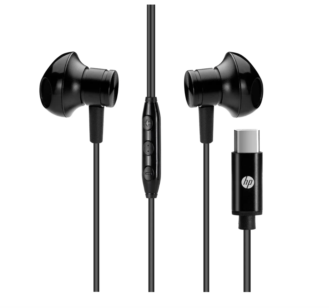 Audifonos In Ear Hp Dhh-1126 Usb-C Negro