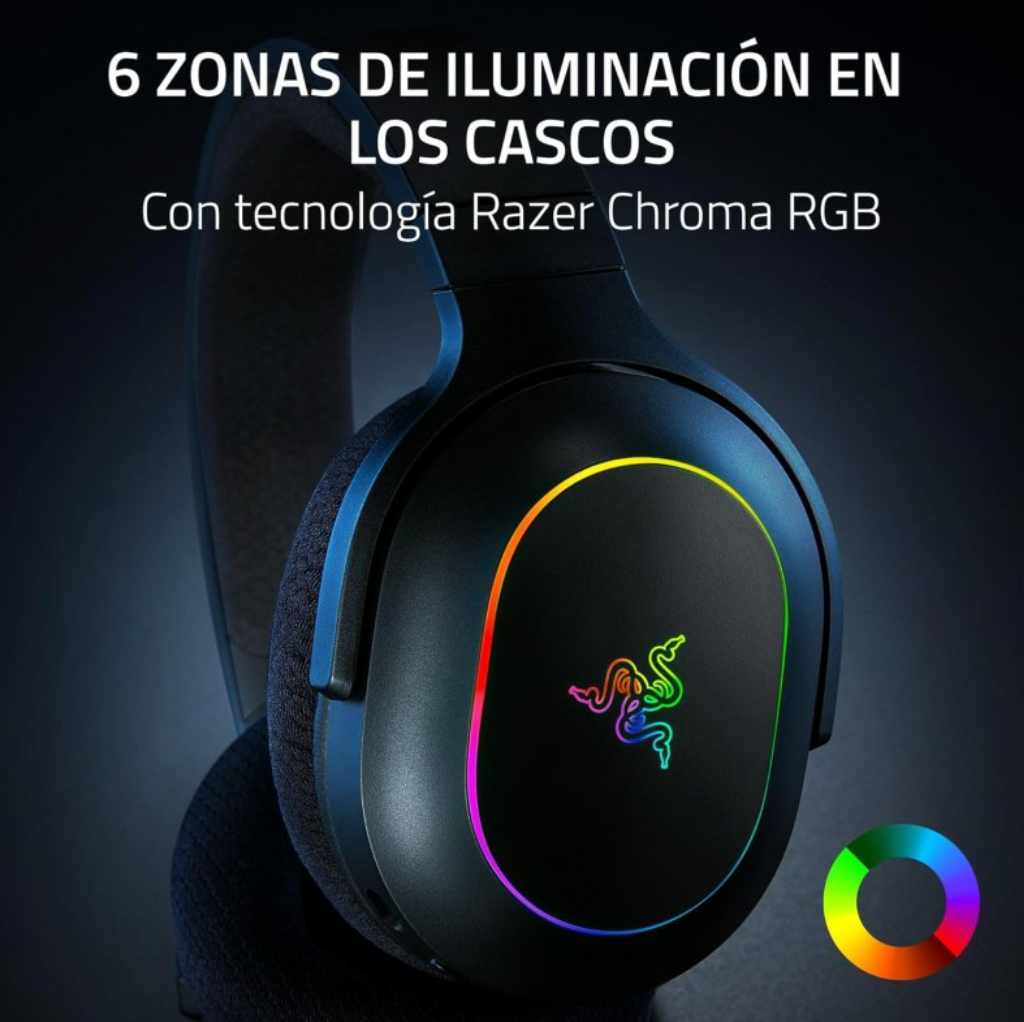 Audifono Gamer Inalambrico Razer Barracuda X Chroma Negro – imagen 2