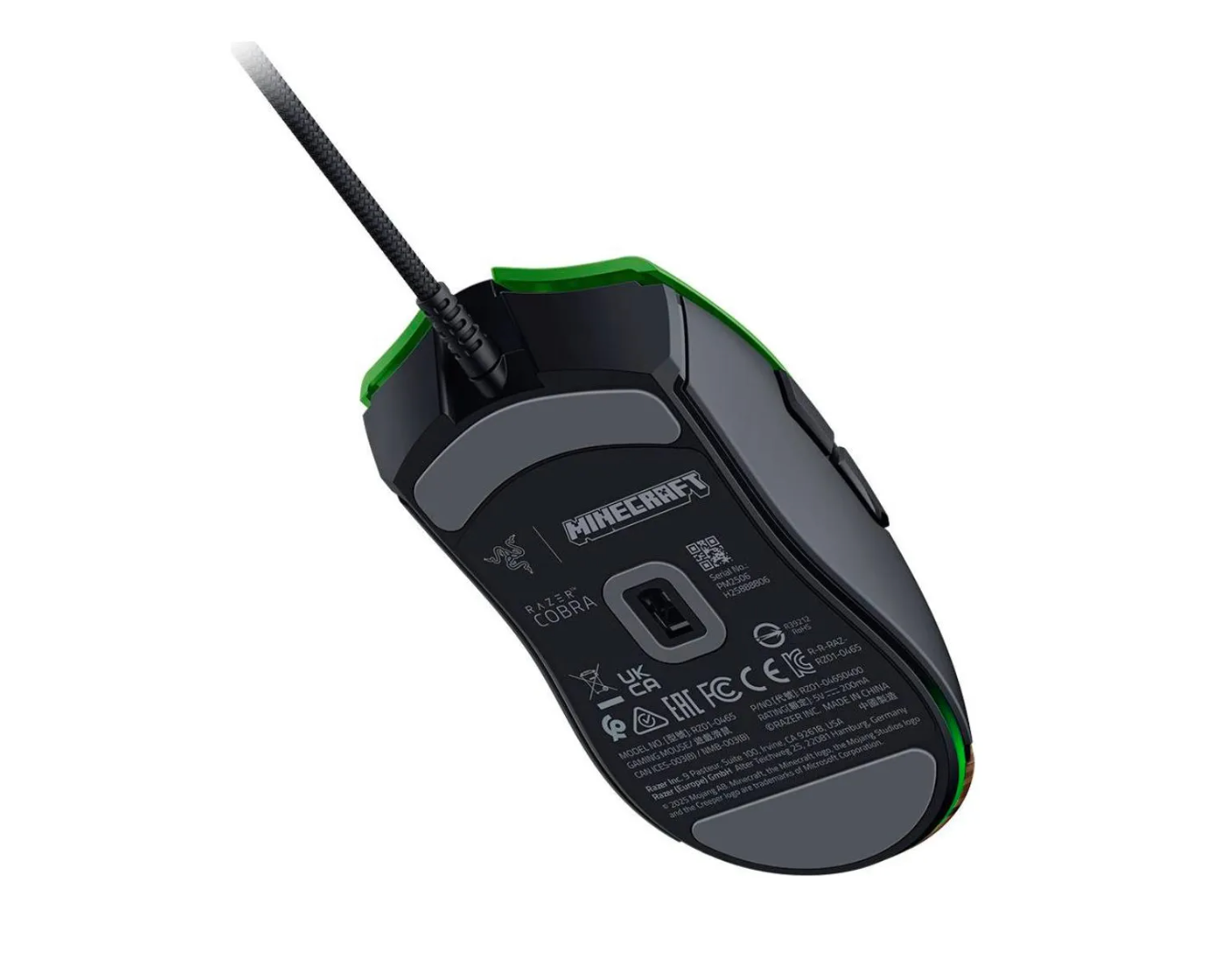 Mouse Gamer Razer Cobra Minecraft 8500 Dpi Verde – imagen 3