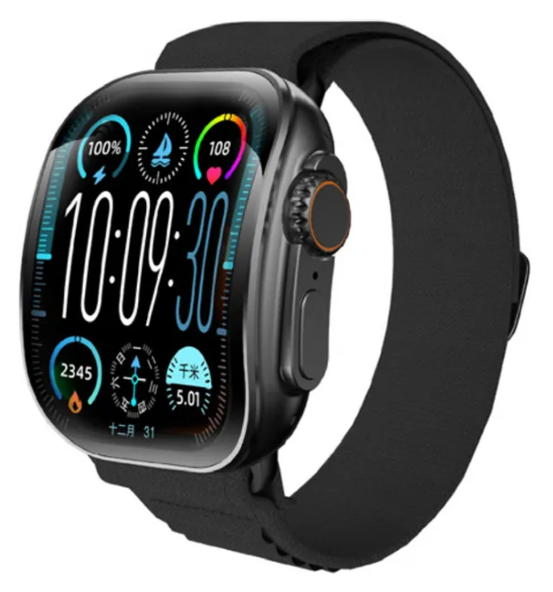 Smartwatch Reloj Inteligente Bluetooth Lenyes Lw207 Ultra 3 Negro