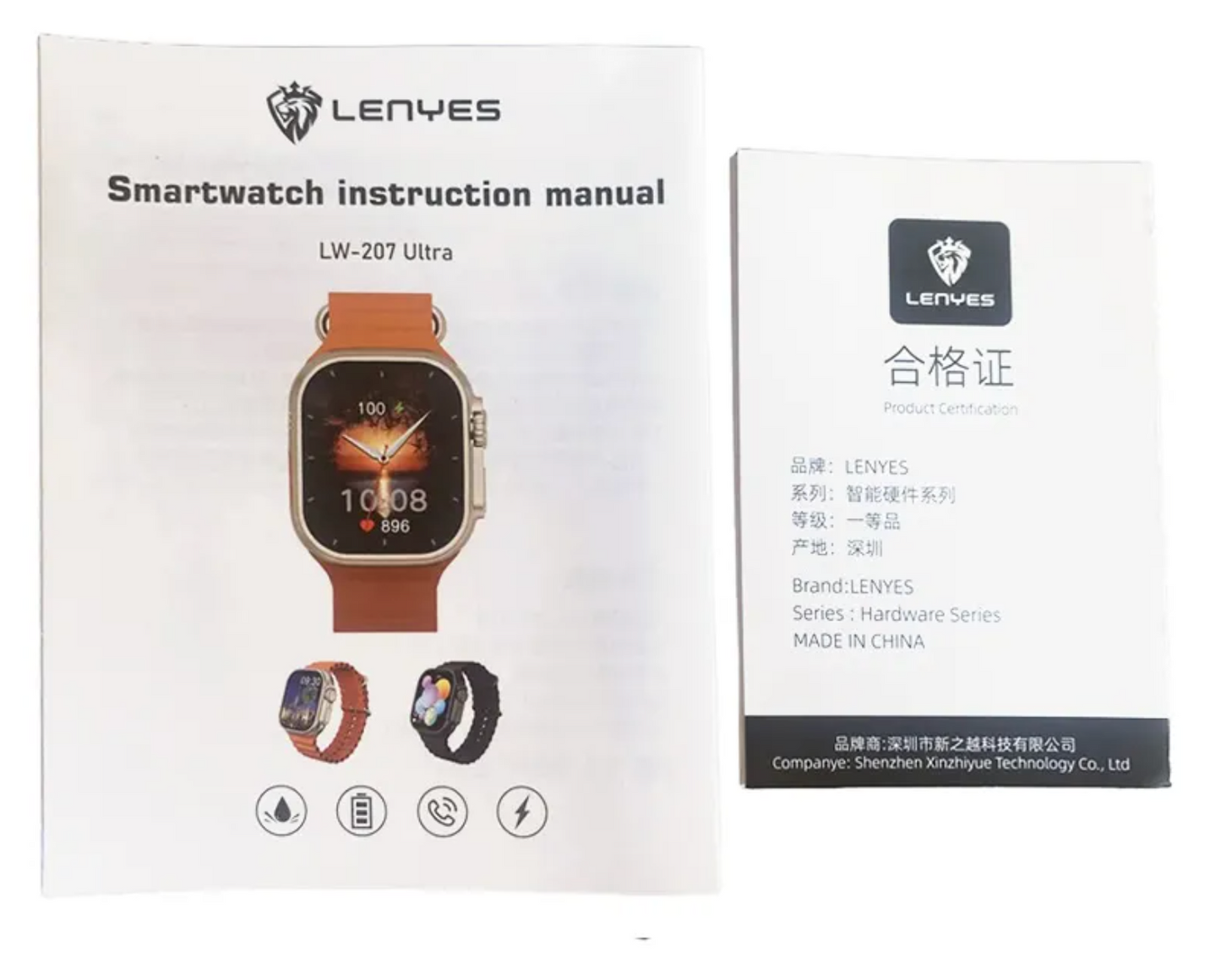 Smartwatch Reloj Inteligente Bluetooth Lenyes Lw207 Ultra 3 Negro – imagen 3