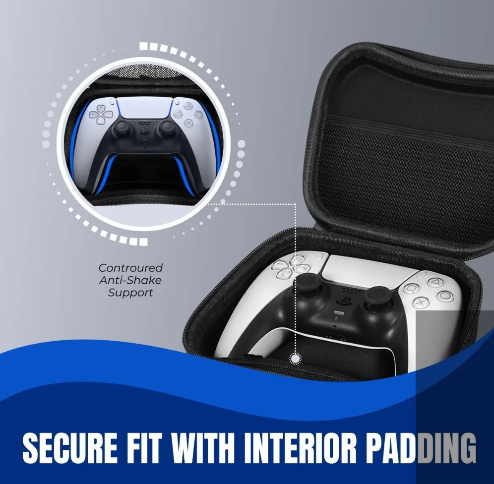 Estuche Rigido Liso Joystick Para Ps5 Ps4 Xbox Series/x Ns Negro – imagen 4