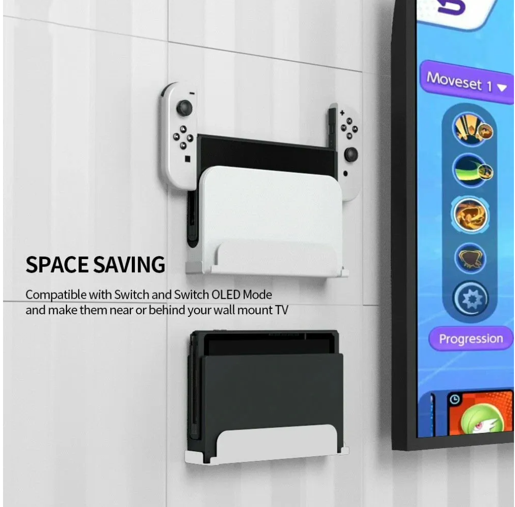 Soporte Pared Muro Nintendo Switch Y Oled Jys Ns230 Blanco – imagen 2