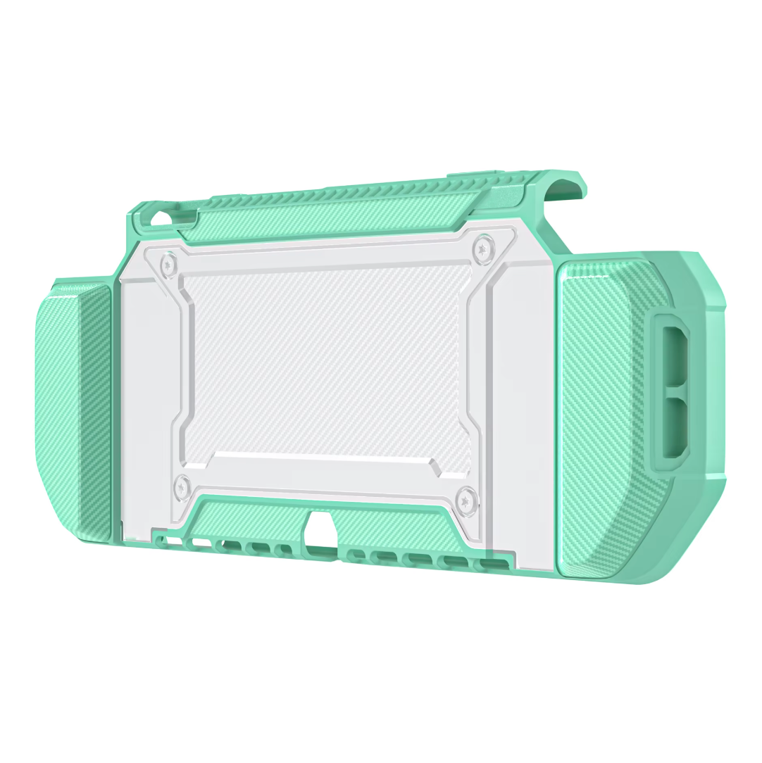 Carcasa Protectora Rigida Para Nintendo Switch Oled Integrated Verde