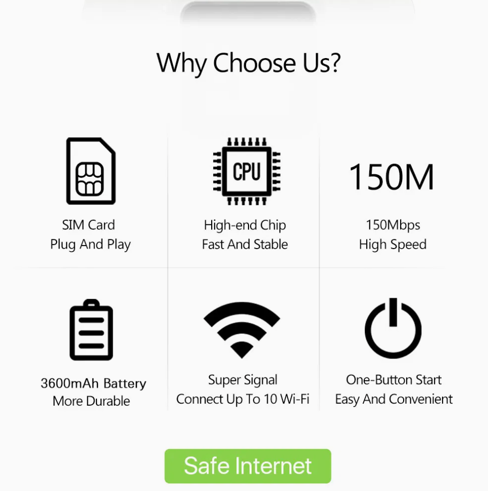 Modem Portatil Lte Mf680-e Pantalla Lcd Color Blanco – imagen 2