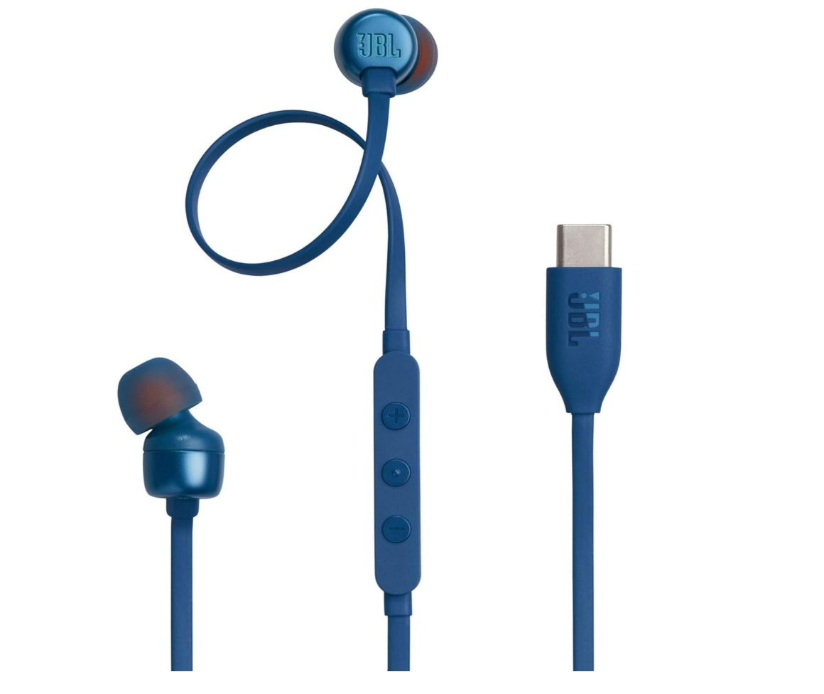 Audífonos In Ear Jbl Tune 310c Tipo C Azul