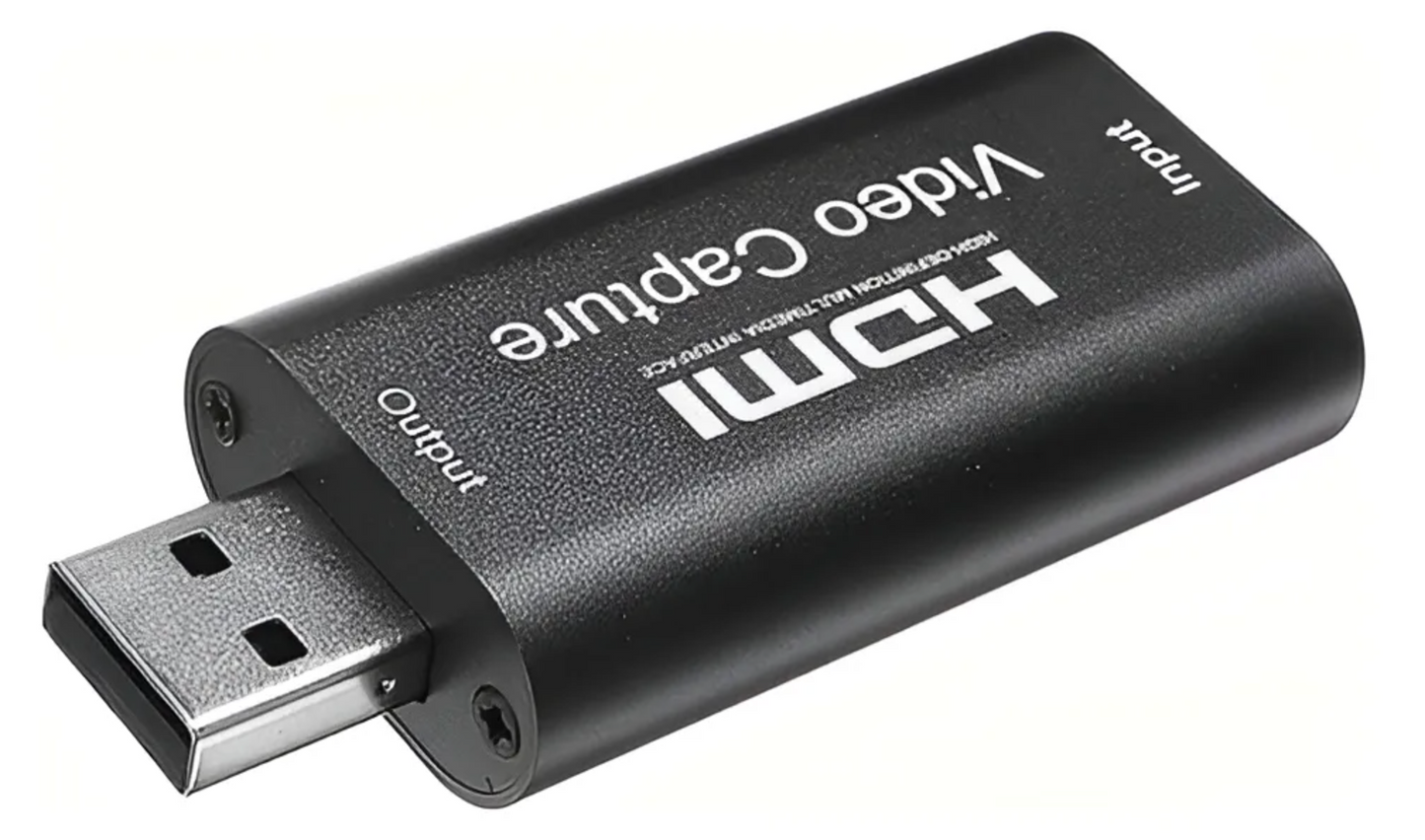 Capturadora Video Hdmi Usb Soporta 1080p 4k Negro – imagen 2