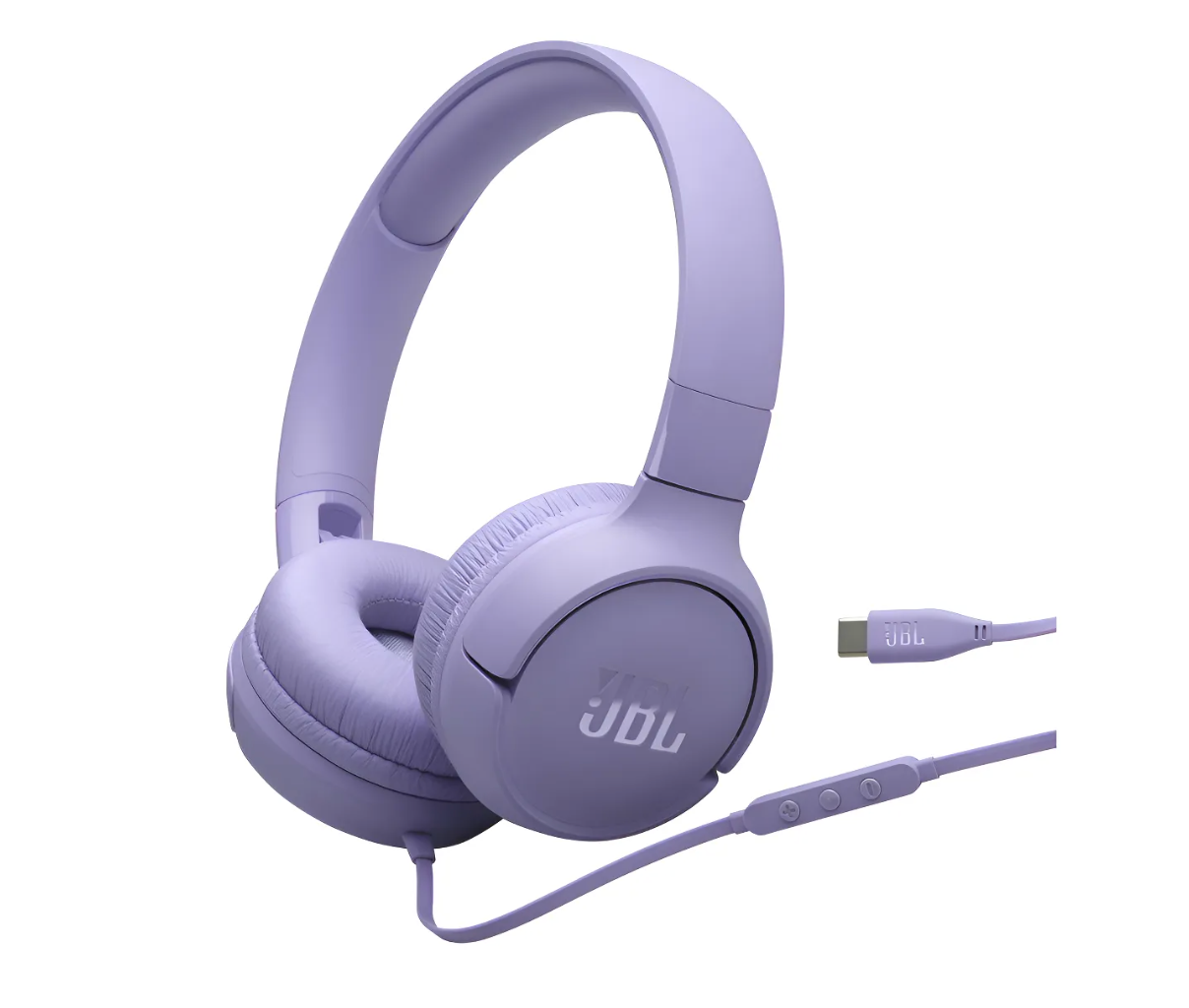 Audífonos Jbl Tune 520 Con Cable Tipo C Violeta