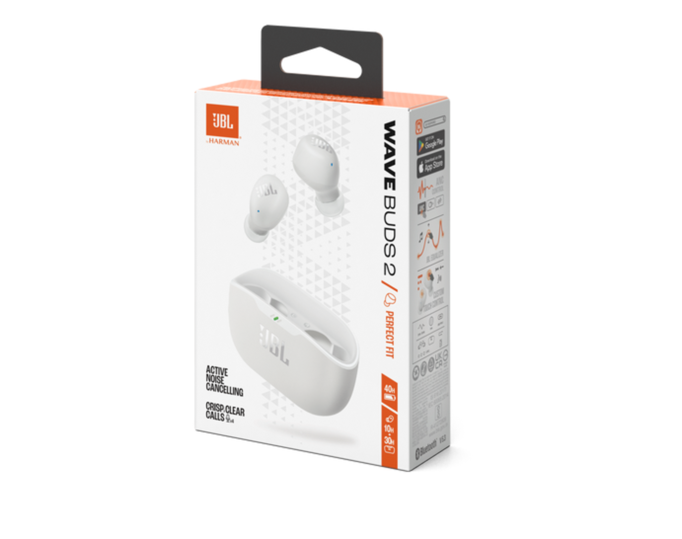 Audífonos In Ear Bluetooth Jbl Wave Buds 2 Tws Blanco – imagen 2