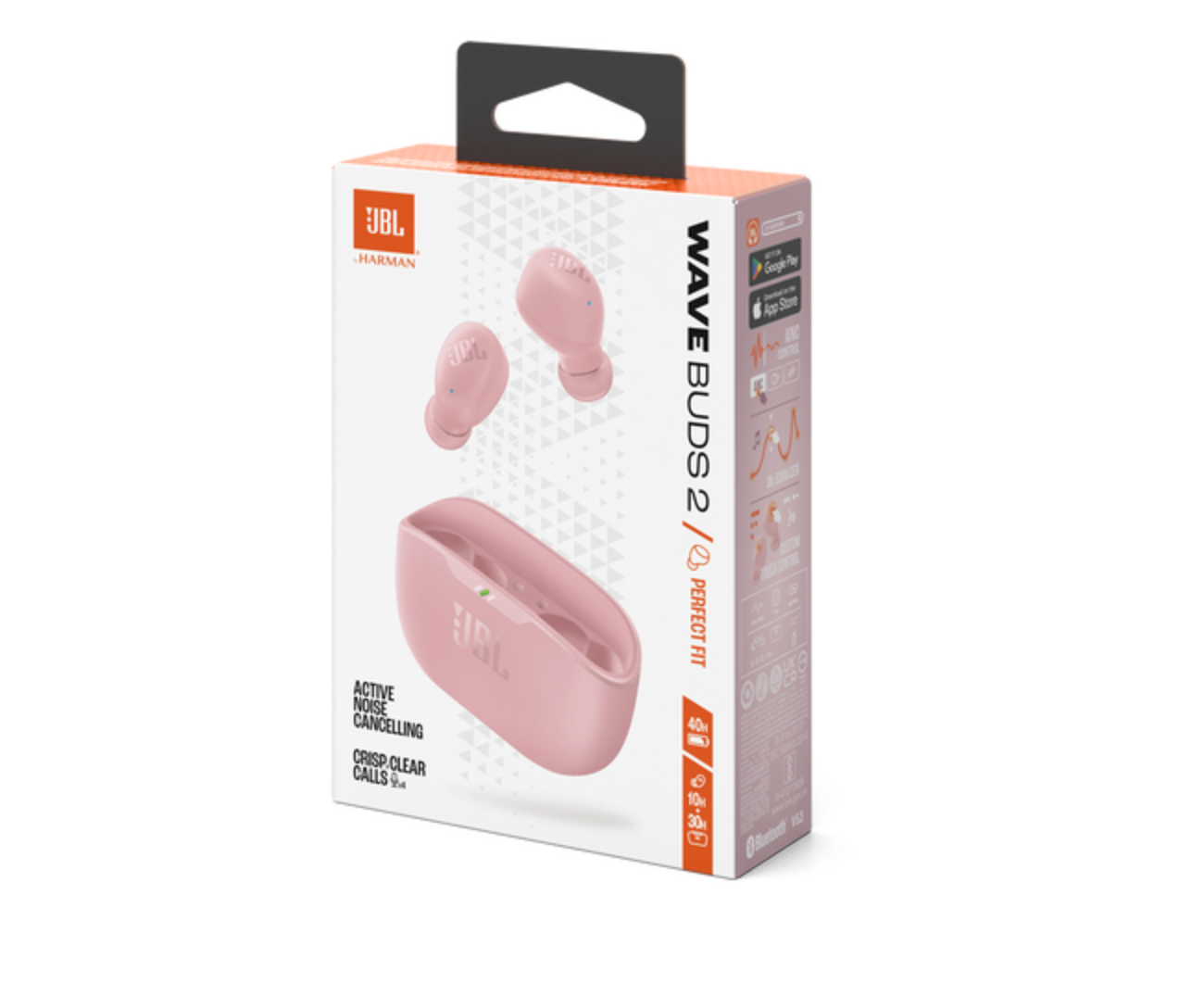Audífonos In Ear Bluetooth Jbl Wave Buds 2 Tws Rosado – imagen 2