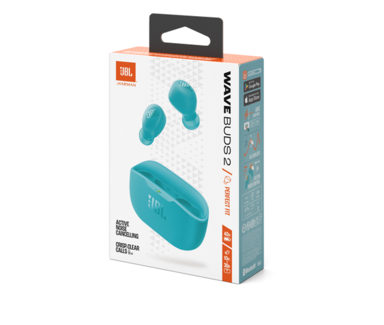 Audífonos In Ear Bluetooth Jbl Wave Buds 2 Tws Turquesa – imagen 3