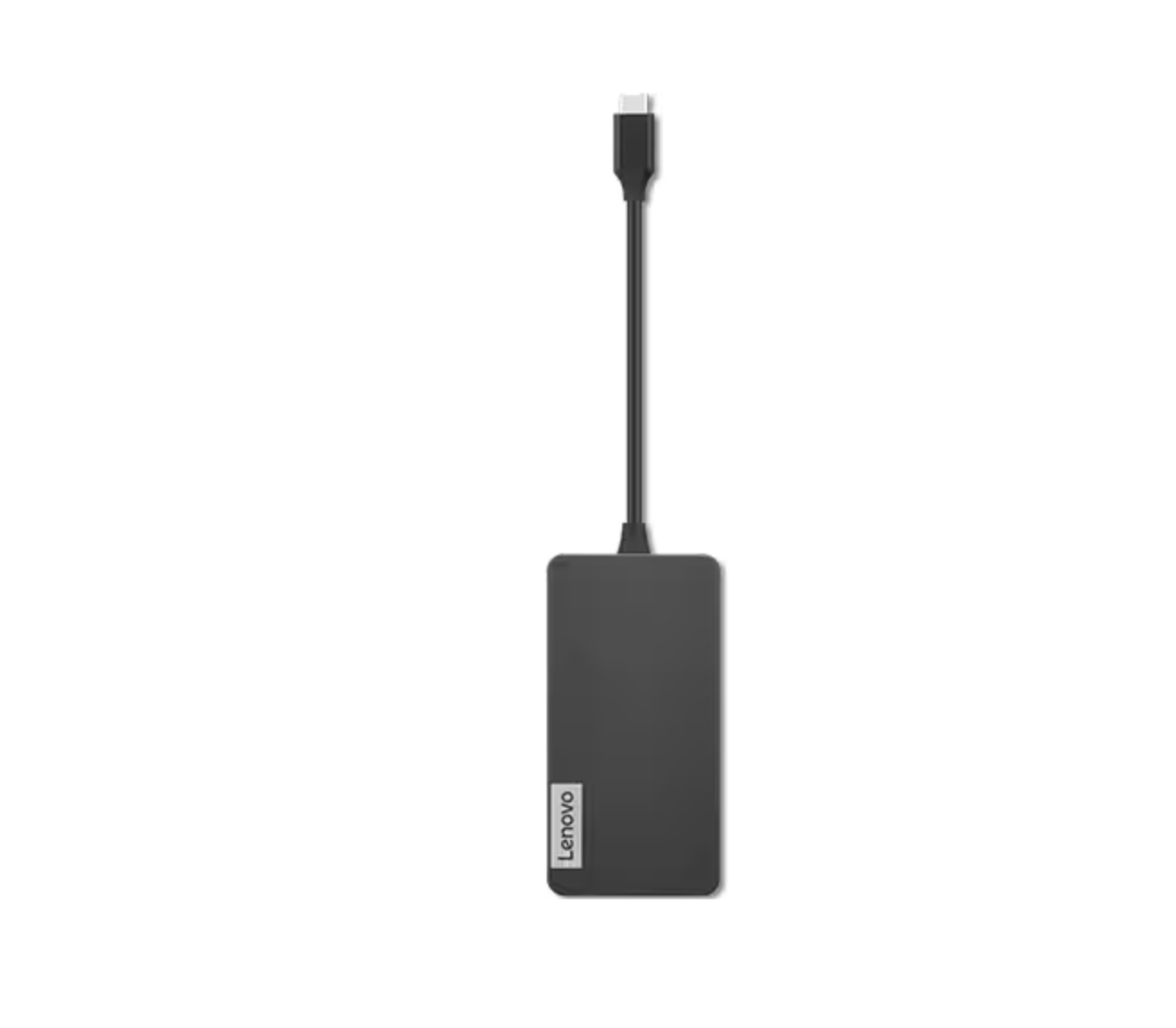 Adaptador Hub Lenovo 7 en 1 Tipo C Usb Hdmi Micro Sd Negro – imagen 4