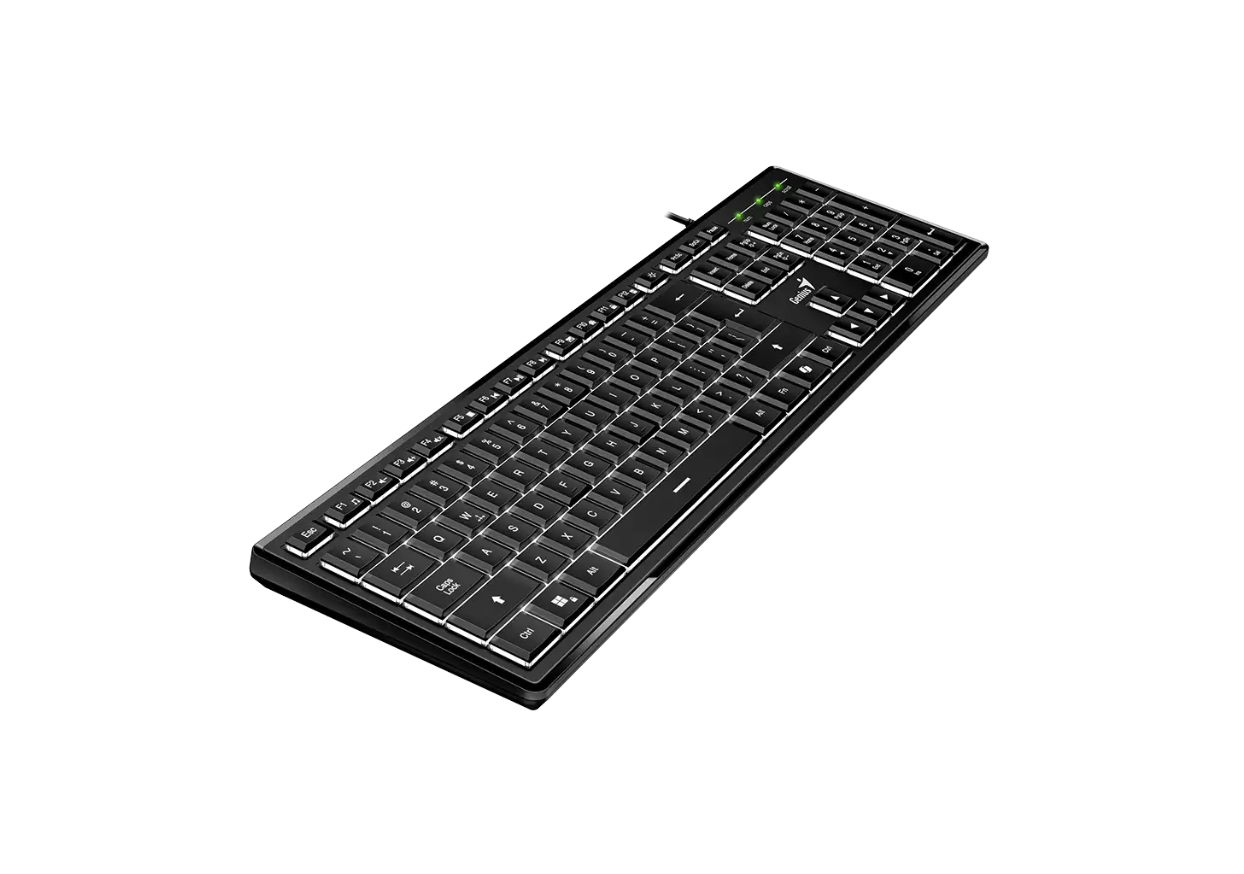 Teclado Usb Alambrico Multimedia Copiloto Genius Slimstar 820 Negro – imagen 3