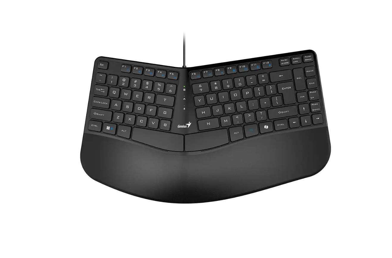 Teclado Usb Copiloto Palm Rest Genius Ergo Kb-700 Negro – imagen 3