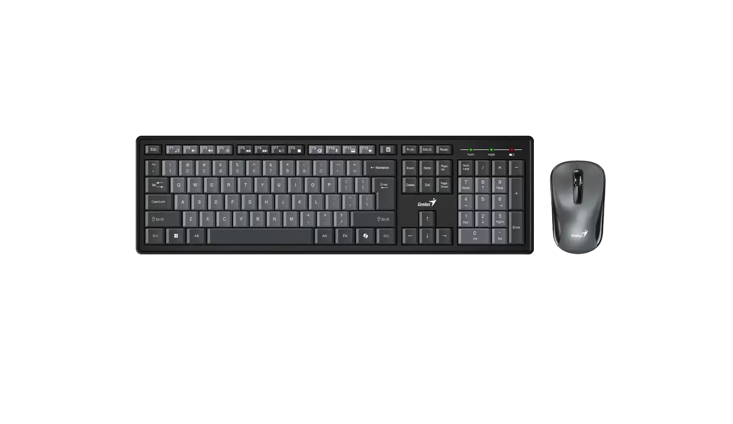 Kit Teclado + Mouse Copilot Inalambrico Genius Smart KM-8200 Negro – imagen 3