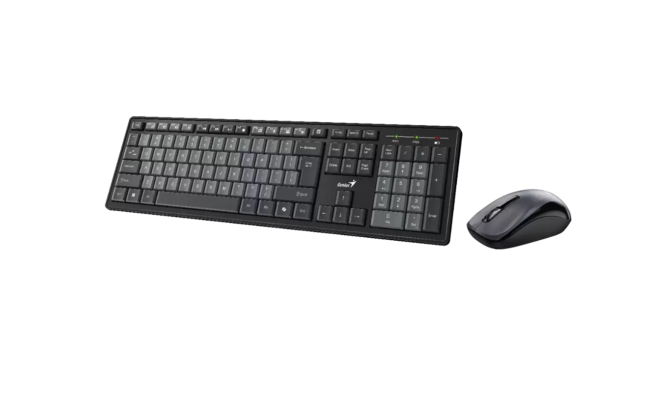 Kit Teclado + Mouse Copilot Inalambrico Genius Smart KM-8200 Negro – imagen 2