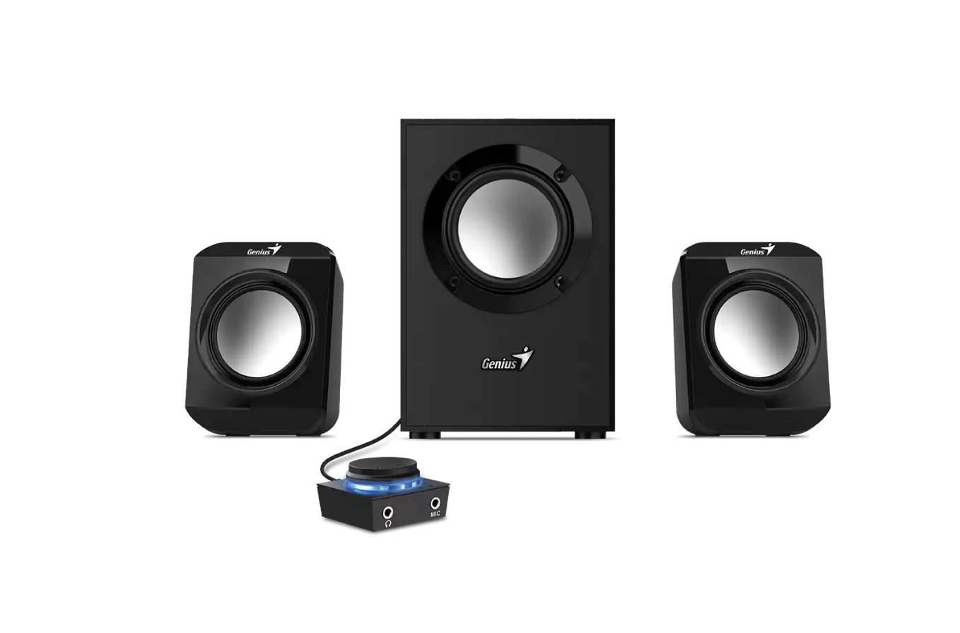 Parlantes Subwoofer Multimedia 2.1 Genius Sw-2.1-300 II Negro – imagen 3