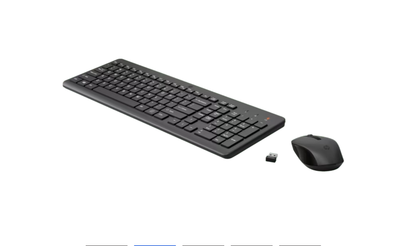 Kit Teclado + Mouse Inalambrico Hp 330 (2V9E6AA) Negro – imagen 2